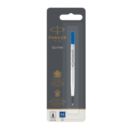 Rezerva pix cu bila Parker 1950324, metalic, 0.7mm Medium, albastru