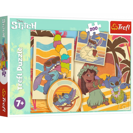 kidsmagicstore.ro|Puzzle carton 200 piese Trefl Stitch - La Plaja cu Lilo si Stitch, 539312, 7+ ani46,58 lei41,92 leiTreflNoutati5900511133042
