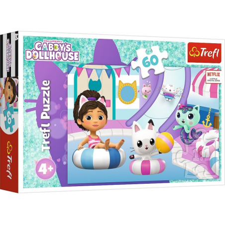 kidsmagicstore.ro|Puzzle carton 60 piese Trefl Gabby's Dollhouse - Gabby la piscina, 539310, 4+ ani34,39 lei30,95 leiTreflNoutati5900511173932