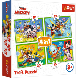 kidsmagicstore.ro|Puzzle carton 4in1 12, 15, 20, 24 piese Trefl Mickey - Prietenii lui Mickey, 506715, 3+ ani49,25 lei44,32 leiTreflFara stoc5900511346169