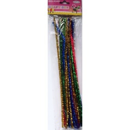 Sarma Plusata glitter multicolora, 25 bucati/set