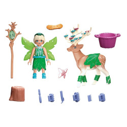 Playmobil Ayuma Forest Fairy Cu Animalul De Suflet PM70806