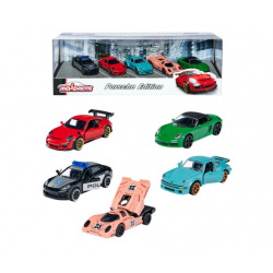 Set 5 Masinute Metalice Porsche Cu Suspensii