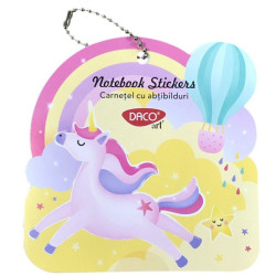 Carnetel cu Abtibilduri unicorni AB128 DACO