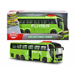 Autobuz verde MAN Lion's Coach 26,5 cm Flixbus Dickie Toys