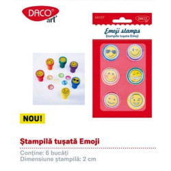 STAMPILA TUSATA EMOJI SET 6 DACO SA127