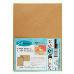 Set creativ 8 felicitari natur, Craft&Design