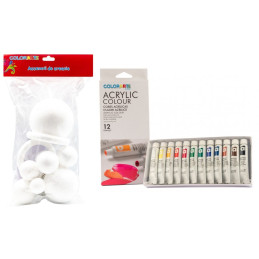 Set creativ Sistem Solar, 13 piese polistiren