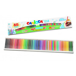 Creion color 80 culori 42890 - CARIOCA