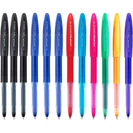 Pixuri cu gel Uni-ball UM-170 Signo GelStick, 0.7 mm, culori asortate, 8 bucati