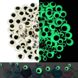ACCESORII CRAFT - AD492 OCHI MOBILI FOSFORESCENTI DACO