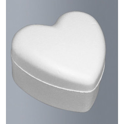 Accesorii creatie BOVELACCI polistiren, cutie inima 14x8x14cm