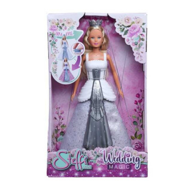 Papusa mireasa Steffi Love Wedding Magic Simba Toys