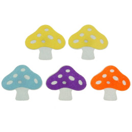 Figurine Ciupercute din fetru 5 bucati/set