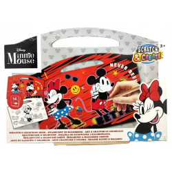Carte de colorat "Scratch & Create" Minnie Mouse