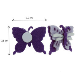 kidsmagicstore.ro|Fluturasi pasla mov/lila/alb cu adeziv 3,5x2,5cm 5/set5,00 lei5,00 leiAccesorii fetru 0