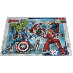 Joc puzzle Marvel Avengers, 30 piese, 4 ani+, Trefl