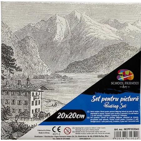 kidsmagicstore.ro|Panza pentru pictura Peisaj, 20x20 cm, canvas + culori19,42 lei17,48 leiPanza si seturi pentru pictura0