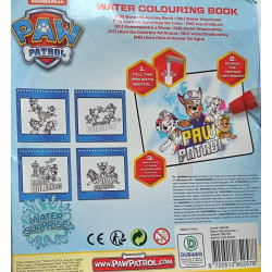 Carte de colorat Patrula Catelusilor Water Coloring Book Paw Patrol