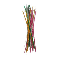 Sarma Plusata Glitter multicolora, 25 bucati/set