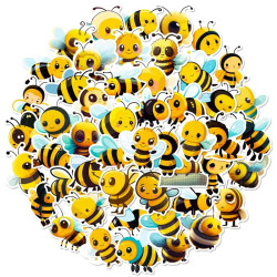 Stickere albinute, set 50 bucati