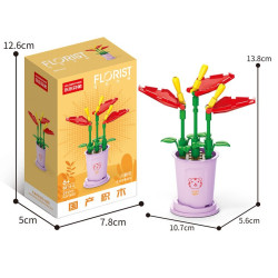 Set de construcție flori în ghiveci Florist 8813-2