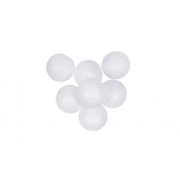 Accesorii creatie polistiren sfera 6cm, set de 6 bucati