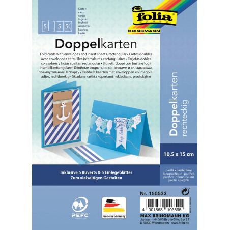 kidsmagicstore.ro|Set creativ 5 felicitari albastru Folia, 15 piese10,00 lei9,10 leiHobby si creatie4001868103595