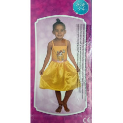 Rochita Disney Princess pentru fetite de 3-4 ani cu imprimeu Belle