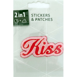 Ornament textil termoadeziv Kiss
