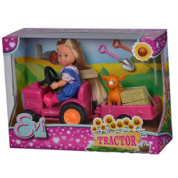 Papusa Evi Love Cu Tractoras, Simba Toys 105733518