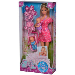Papusa Steffi Love Baby Sitter Simba Toys