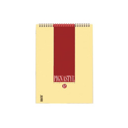 Blocnotes A4 Pigna Styl, 60 file, dictando, cu spira