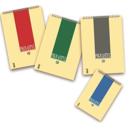 Blocnotes A6 Pigna Basic, 50 file, dictando, cu spira