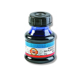 Calimara cu cerneala Koh-I-Noor K141-500, cerneala albastra, 50ml