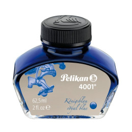 Calimara cu cerneala Pelikan 4001 329136, cerneala albastra, 62.5ml