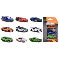 Set 3 Masinute Racing Cars, Majorette