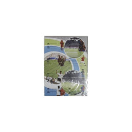 Etichete scolare CNX 8/coala, model fotbal, 10 coli/set