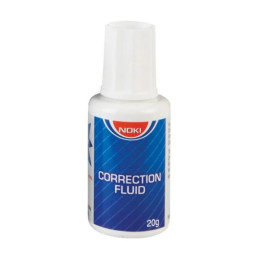 Fluid corector (pasta corectoare) Noki 4110, 20g, pe baza de solvent, cu pensula