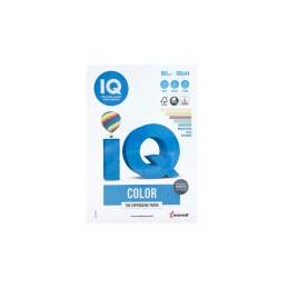 Carton colorat A4 IQ 133767, 160g/mp, mix culori pale, top 100 coli (5 culori x 20 coli)