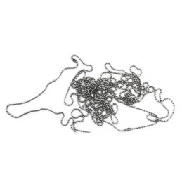 Lantisor pentru ecuson CNX, 70cm, metalic, argintiu