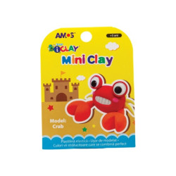 Plastilina iClay MiniClay AMOS, model crab