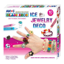 Set creativ - bijuterii, 3 bratari, 5 inele, Amos, GD10P10IJ