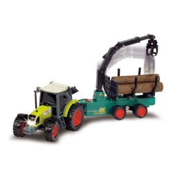 Dickie Toys Ferma Worker Tractor cu remorca 35 cm
