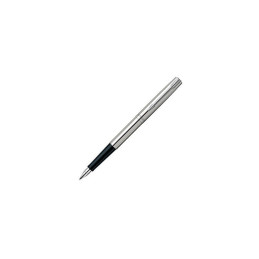 Stilou Parker Jotter Royal SS-CT 2030946, penita iridium, alimentare rezerve sau convertor Parker, corp metalic argintiu