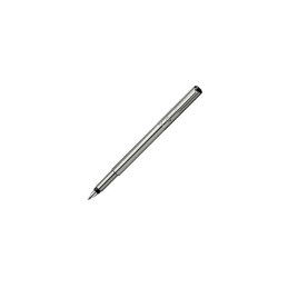 Stilou Parker Vector SS S0723480 2025445, penita iridium, alimentare rezerve sau convertor Parker, corp metalic argintiu