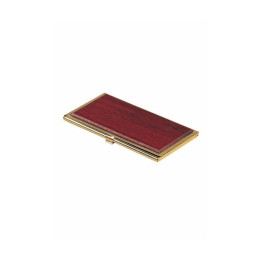 Suport pentru carti de vizita Bestar 1327WDM, 94x59x8mm, lemn, mahon