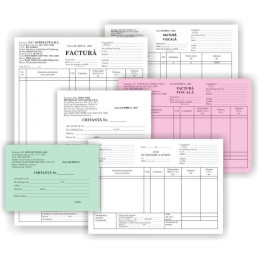 Tipizat - nota plata - A6, simplu, carnet 100 file
