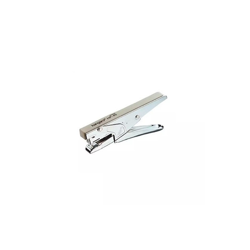 Capsator tip cleste Kangaro HP-45, 24/6, 30 coli, 45mm, metalic, argintiu cu baza gri Capsator tip cleste Kangaro HP-45, 24/6, 30 coli, 45mm, metalic, argintiu cu baza gri