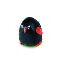 Ascutitoare electrica Eagle EG-5008, alimentare 4 baterii AA neincluse, 1 orificiu, 8mm, model pinguin, plastic, negru